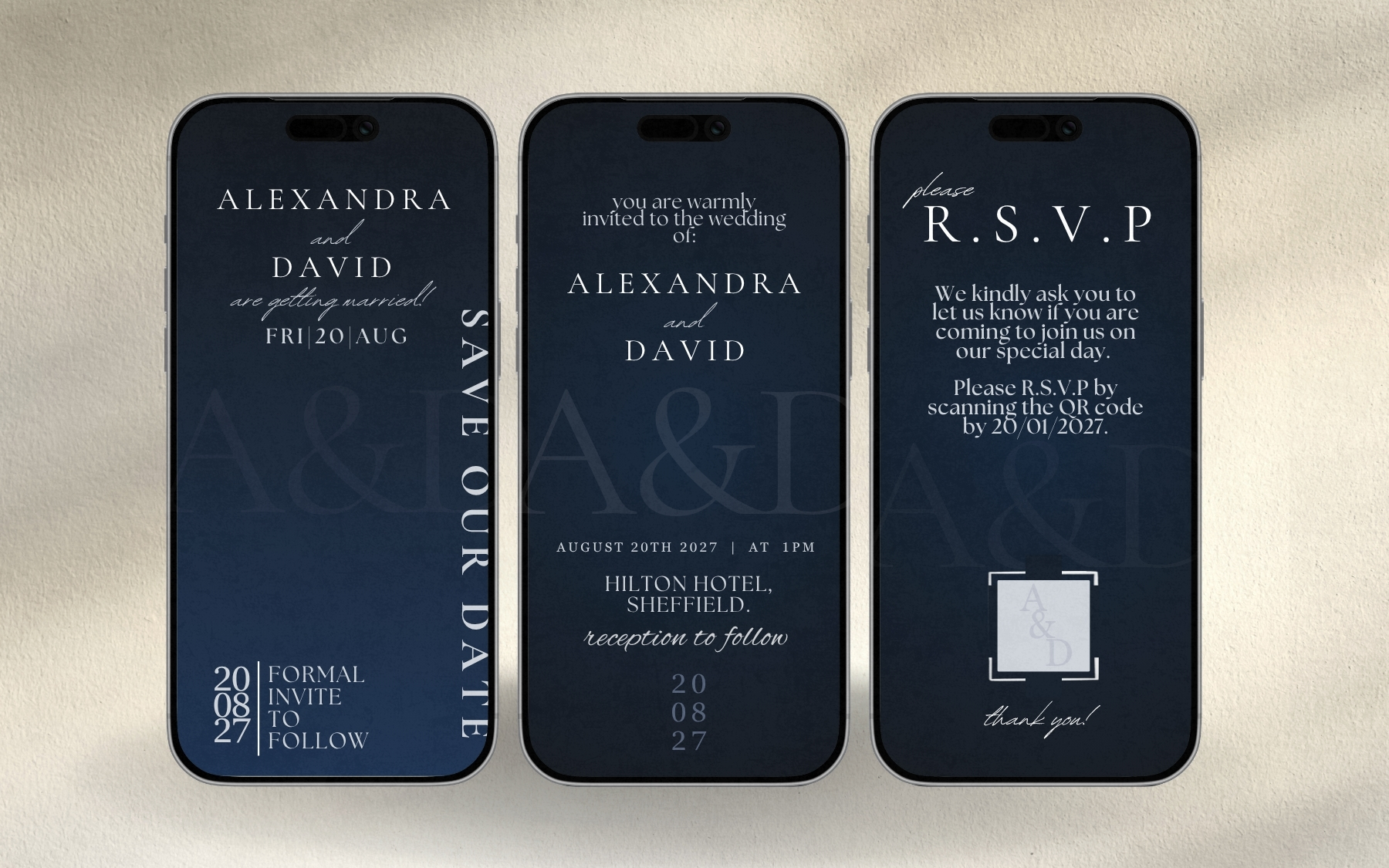 Digital invitation suite
