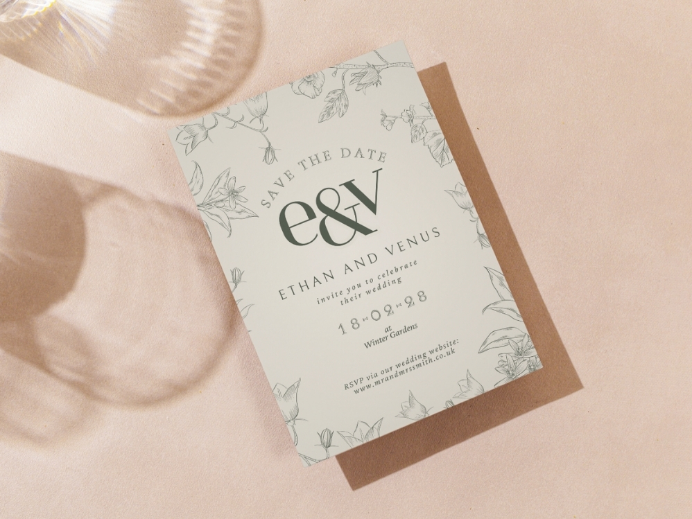 The Meadow Edit wedding stationery